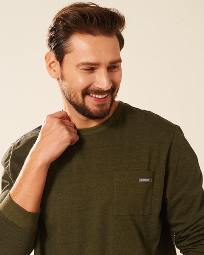 Longsleeve męski khaki Crossfire Rozmiar - M na Arena.pl