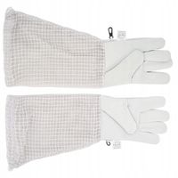 RĘKAWICE PSZCZELARSKIE skórzane długie WENTYLOWANE rękawy L - BRCtech