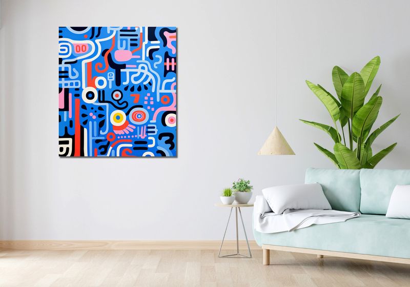 Obraz 90x100cm Rytmiczne Echo zdjęcie 2