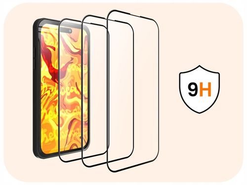 3-pak SZKŁO HARTOWANE DO iPhone 15 PRO MAX na cały ekran 9H ochronne 5D na Arena.pl