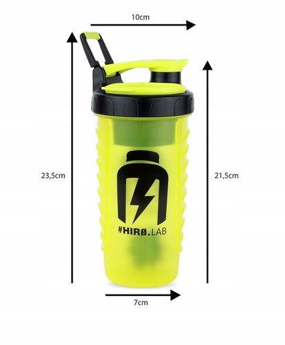 SZEJKER shaker SZCZELNY na siłownię białek 770 ml WBUDOWANY POJEMNIK hiro na Arena.pl