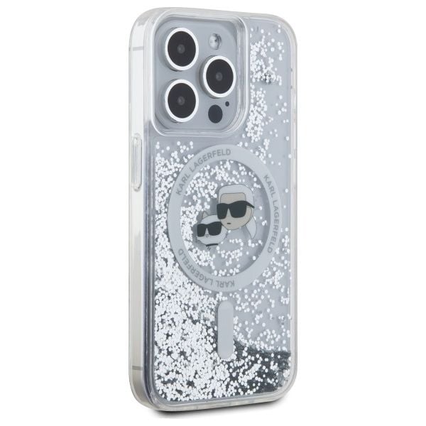 Etui Karl Lagerfeld do iPhone 15 Pro, Przezroczysty, MagSafe zdjęcie 4