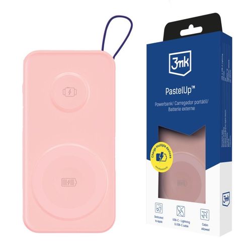 Powerbank 3mk PastelUp 10,000mAh 22.5W USB 1A1C - Pink na Arena.pl
