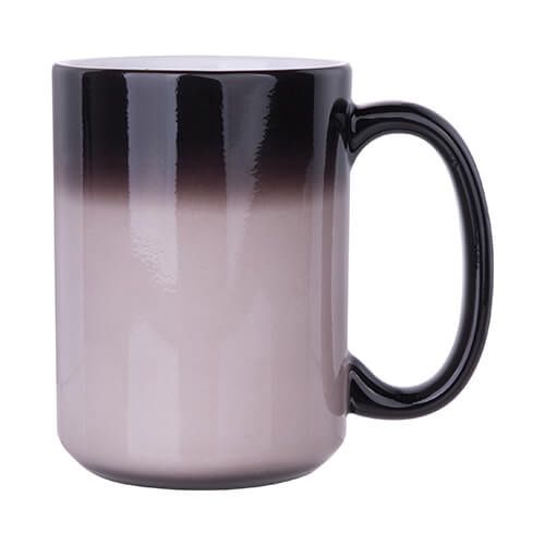Kubek magiczny 450 ml czarny do sublimacji zdjęcie 2