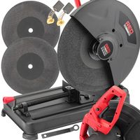 PIŁA UKOŚNICA 355mm PRZECINARKA DO METALU MOCNA 3500W +2x TARCZA