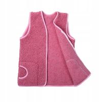 CIEPŁA KAMIZELKA WEŁNIANA MERYNOS TUMBLER RÓŻOWY S INDYGOSKLEP