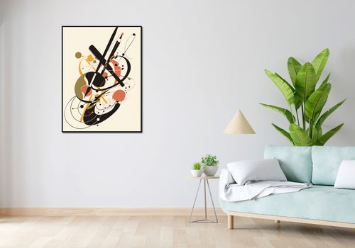 Plakat 75x100cm Abstrakcyjny Rapsod na Arena.pl