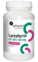 Aliness Lactoferrin LFS 95% LAKTOFERYNA 100mg 60k