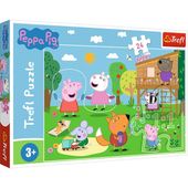 PUZZLE 24 MAXI ZABAWY NA POLANIE PEPPA PIG 14342