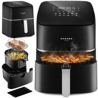FRYTKOWNICA BEZTŁUSZCZOWA FRYTOWNICA AIR FRYER 1700W SEPARATOR MOCNA XXL 8L