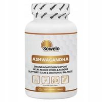 Ashwagandha 120 Tabletek / 240 Porcji – 10 mg Witanolidów, Stres – Sowelo