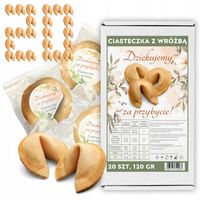 Ciasteczka z Wróżbą Podziękowanie dla Gości Dziękujemy za Przybycie 20 szt