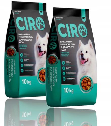 Karma sucha dla psa Ciro 10 kg wołowina wszystkie rasy Adult na Arena.pl