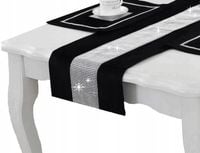 BIEŻNIK CYRKONIE 40x250 OBRUS NA STÓŁ PREMIUM