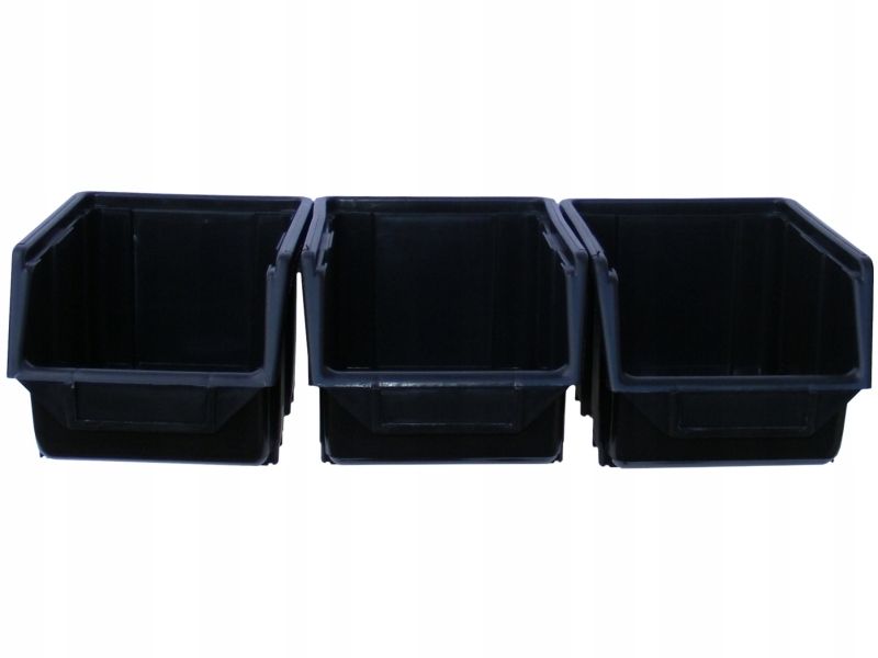 Pojemnik magazynowy - Ecobox średni | Czarny zdjęcie 7