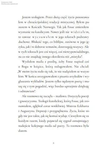 Misterium wiary. Jon Fosse w rozmowie z Eskilem Skjeldalem na Arena.pl