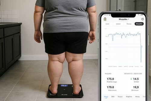 PRECYZYJNA WAGA ŁAZIENKOWA ANALITYCZNA SMART 180KG ELEKTRONICZNA 25w1 na Arena.pl