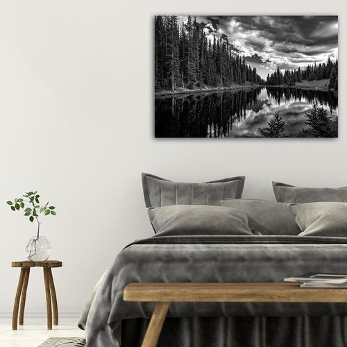 Deco Panel, Las nad górskim jeziorem 2 60x40 na Arena.pl