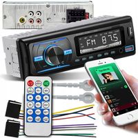 RADIO SAMOCHODOWE 1-DIN BLUETOOTH USB SD AUX MP3 MIKROFON PILOT ZESTAW