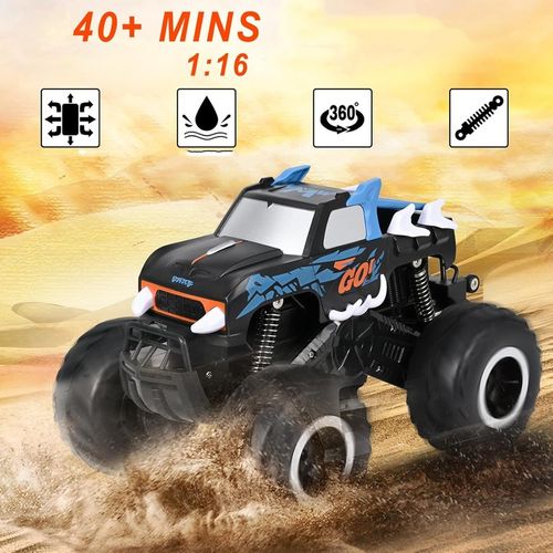 SAMOCHÓD ZDALNIE STEROWANY 1:16 4WD RC MONSTER TRUCK OFF-ROAD Z PILOT na Arena.pl
