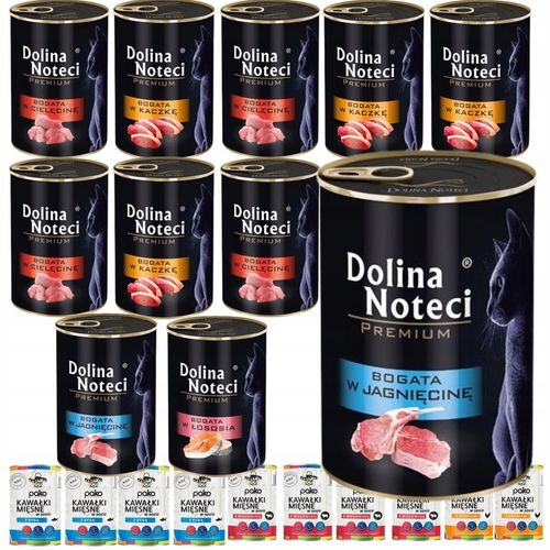 Mix smaków Dolina Noteci Premium Pako Kot 24x400 g karma mokra w puszce na Arena.pl