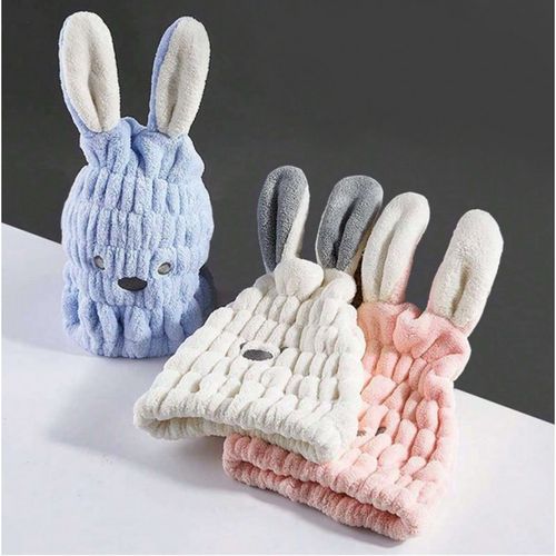 ręcznik turban na włosy szybkoschnący - niebieski króliczek rec55wz2 na Arena.pl