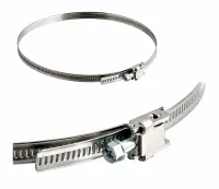 Opaska zaciskowa ślimakowa 80–160 mm AISI 304 – Nierdzewna