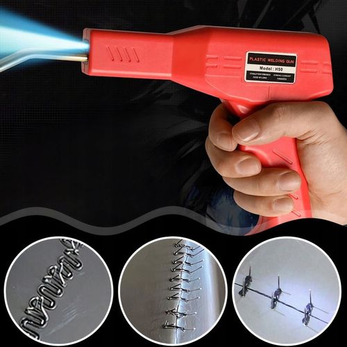 Zestaw Spawarka do Plastiku Zgrzewarka Zszywarka Lutownica do Tworzywa na Arena.pl