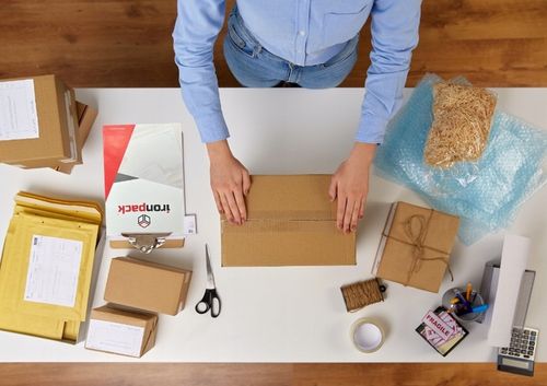 KARTON KLAPOWY 250x150x100 mm Pudło 50 SZT na Arena.pl