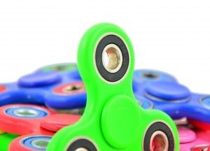 ORYGINALNY HAND SPINNER FIDGET SPINNER CZERWONY na Arena.pl