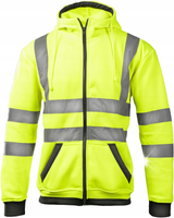 Bluza odblaskowa z kapturem BRIXTON FLASH żółta BF014 r. 3XL