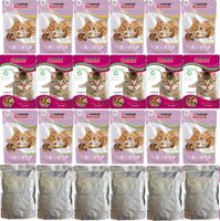 Benek Saszetki dla Kota Junior Kitten MIX SMAKÓW w Galarecie i Sosie 24x100