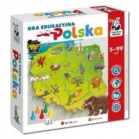 GRA EDUKACYJNA POLSKA DLA DZIECI. GRA PLANSZOWA RODZINNA. KAPITAN NAUKA