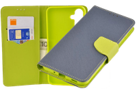 Etui portfel Fancy Case do Samsung Galaxy A16 5G niebieski