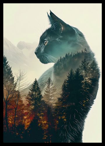Plakat 29,7x42cm Koci Duch Lasu na Arena.pl