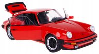 1974 PORSCHE 911 TURBO MODELOWY WELLY 1:24 CZERWONY