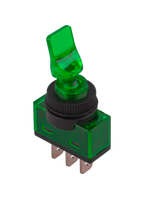 Przełącznik przycisk wyłącznik hebelkowy ASW-14D zielony PRK0016D