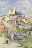 Plakat 40x60cm Gardanne, Paul Cezanne Vintage do Salonu