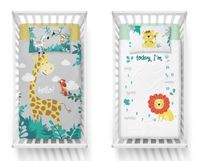 Pościel Dziecięca 100X135 Wesoła Dżungla 3945 B