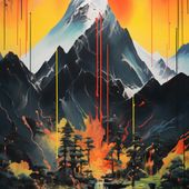 Plakat 70x70cm Górska Alchemia