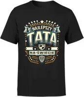PREZENT DLA TATY KOSZULKA NAJLEPSZY TATA NA ŚWIECIE NA DZIEŃ OJCA TATY R. S
