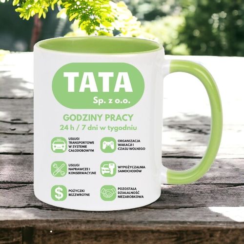 Kubek z nadrukiem śmieszny prezent na DZIEŃ OJCA dla TATY na Arena.pl