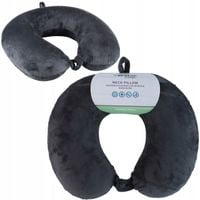 DUNLOP Poduszka podróżna turystyczna na szyję rogal z pianki MEMORY do