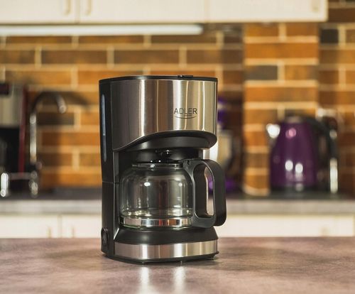 Ekspres do kawy przelewowy 0,7L Blokada kapania ADLER AD 4407 czarny na Arena.pl