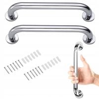 UCHWYT ŁAZIENKOWY PORĘCZ KĄPIELOWY PRYSZNICOWY ZE STALI NIERDZEWNEJ