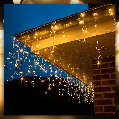 SOPLE LAMPKI CHOINKOWE ŚWIATEŁKA 300 LED 14,5M GRUBY KABEL FLASH ZEWNĘTRZNE na Arena.pl