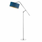 Lampa podłogowa LIBERIA GOLD srebrna morska