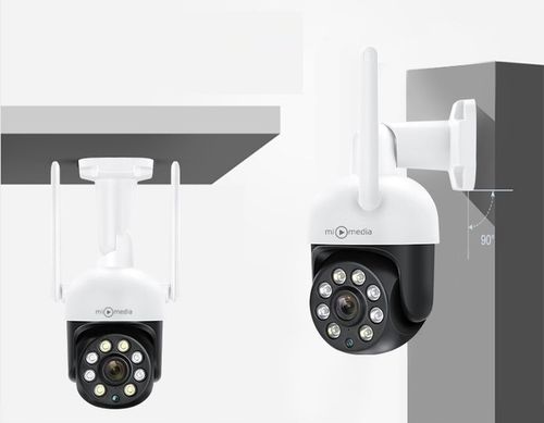 KAMERA ZEWNĘTRZNA OBROTOWA IP WiFi DO MONITORINGU 4X ZOOM ULTRA HD DETEKCJA na Arena.pl