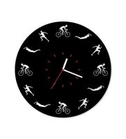 Zegar ścienny z płyty winylowej Triathlon 29.8