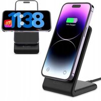 ŁADOWARKA INDUKCYJNA DO MAGSAFE NA IPHONE 12 13 14 15 - STANDBY MODE iOS17